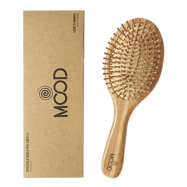 Mood - Spazzola Ovale in legno di bambù