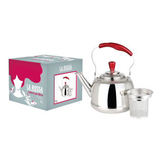 Himalaya - Teiera Larossa in acciaio inox (1L)